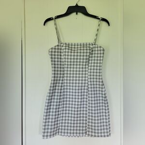 Le Lis Collection Checkered Summer Mini Dress Size S